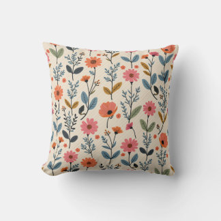 almohada floral, cojín