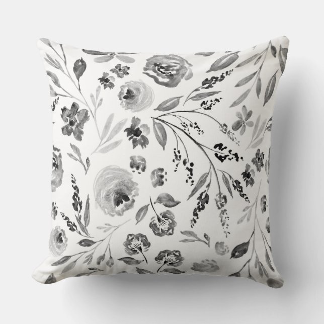 Almohada floral de la casa de la granja de la (Anverso)