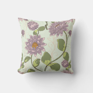 Almohada floral de la lirio de agua