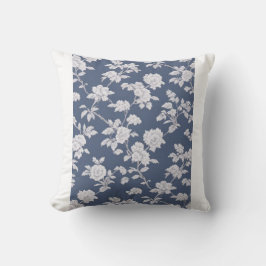 almohada floral de la marina