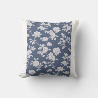 almohada floral de la marina
