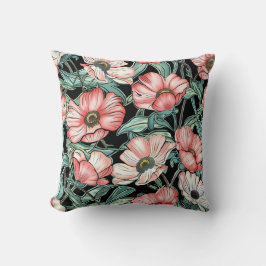 almohada floral de los años 20