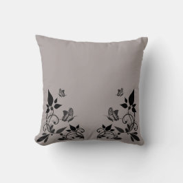 Almohada floral de mariposa emocional