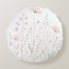 Almohada Floral de Prado Decoración Botánica