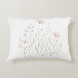 Almohada Floral de Prado Decoración Botánica