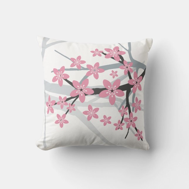 Almohada floral de Sakura (Anverso)