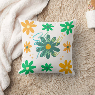 Almohada Floral de Tirar Tiempo de Dormir