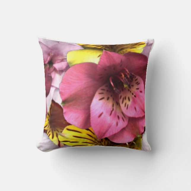 Almohada floral decorativa... (Anverso)