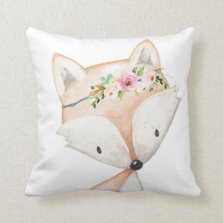 Almohada floral del cuarto de niños de la niña del