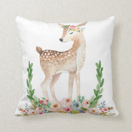 Almohada floral del cuarto de niños del bebé de