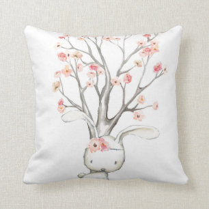 Almohada floral del cuarto de niños del bebé del