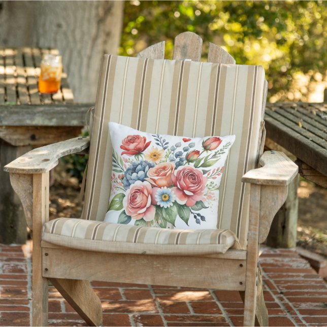 almohada floral exterior (Silla)