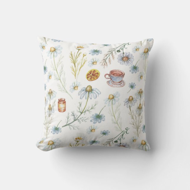 almohada floral exterior (Anverso)