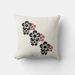 Almohada Floral Monocroma Minimalista – 16x16 Mode