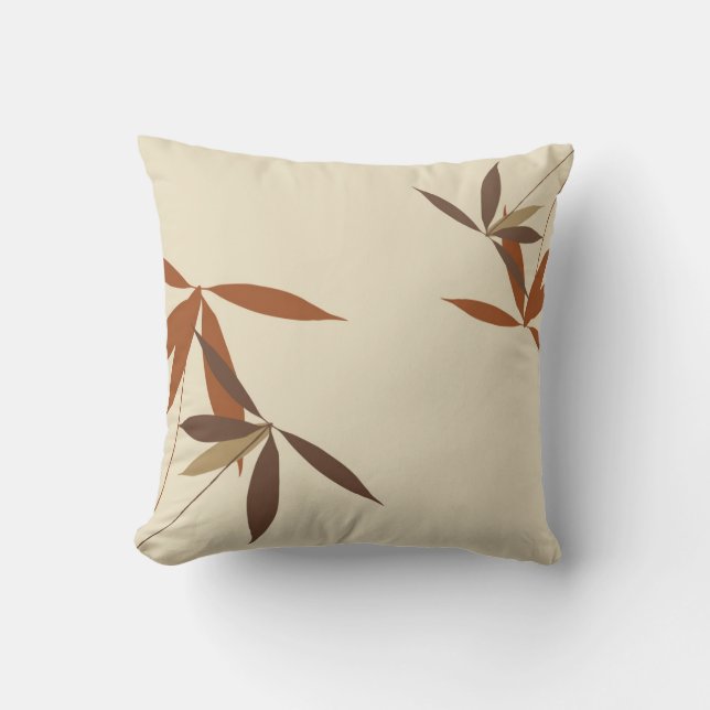 Almohada floral oriental de la decoración (Anverso)