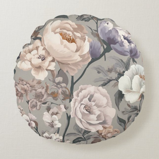 Almohada floral para echar (Anverso)