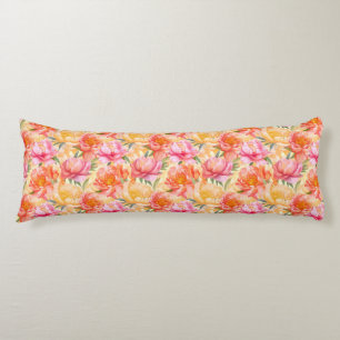 Almohada floral para el cuerpo