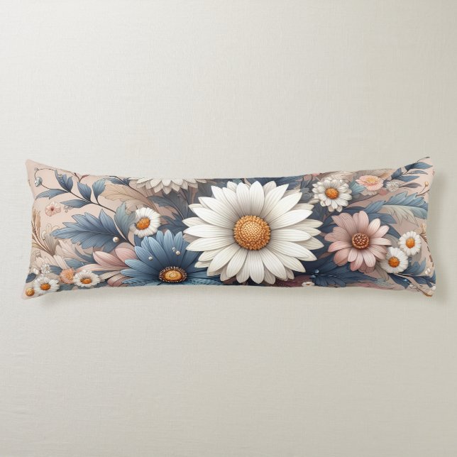 Almohada floral para el cuerpo | Dicha acogedora e (Anverso)