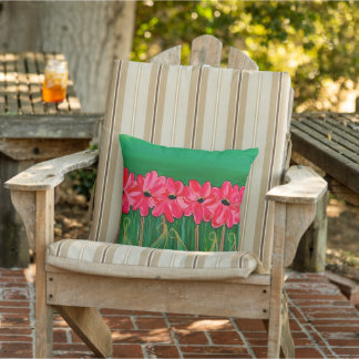 Almohada floral para exterior