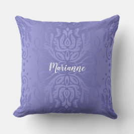 Almohada floral personalizada del damasco de la