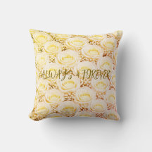 Almohada Floral Personalizada Rosa Blanca