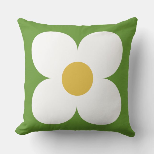almohada floral retro (Anverso)