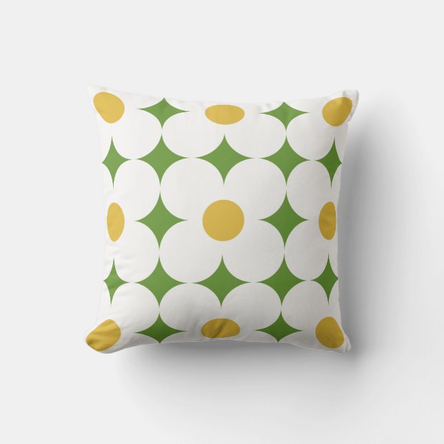 almohada floral retro (Anverso)
