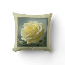 Almohada - floral romántica, flor rosa, rosa
