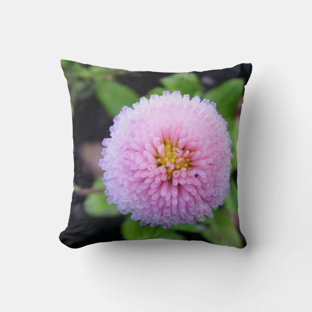 almohada floral rosa (Anverso)
