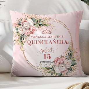 Almohada Floral Rosa Polvoriento Mejor Regalo Dulc