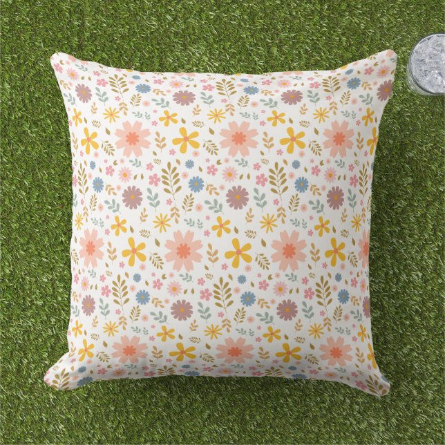 Almohada floral tonta (Césped)