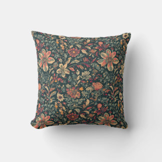 Almohada floral vintage de Cottagecore