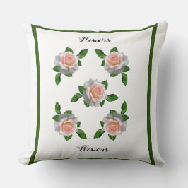Almohada Flores (algodón) diseño LS