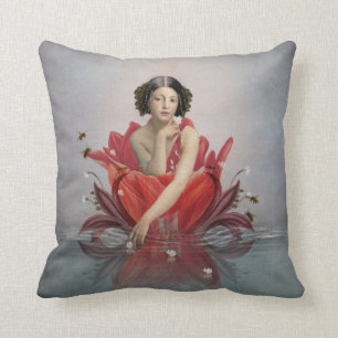 Almohada flotante de la flor