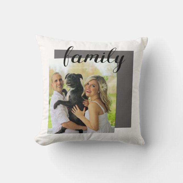 almohada fotográfica personalizado añada tu propia (Anverso)
