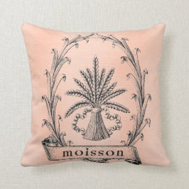 Almohada francesa bonita del trigo de la cosecha