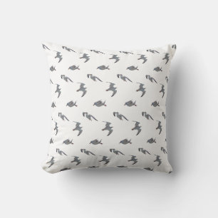 Almohada Frenesí de Gaviota (Blanco)