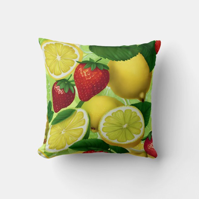 Almohada Fresca de Citricos y Bayas (Anverso)
