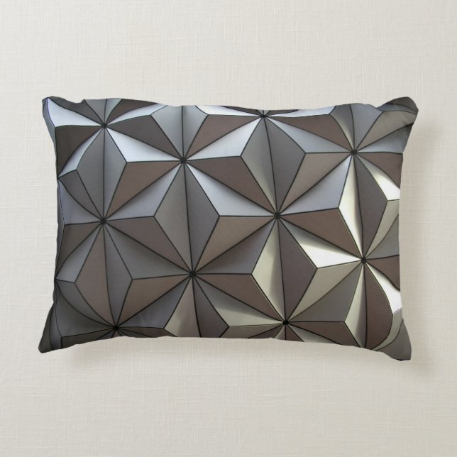 Almohada fresca del gris 3D (Reverso)