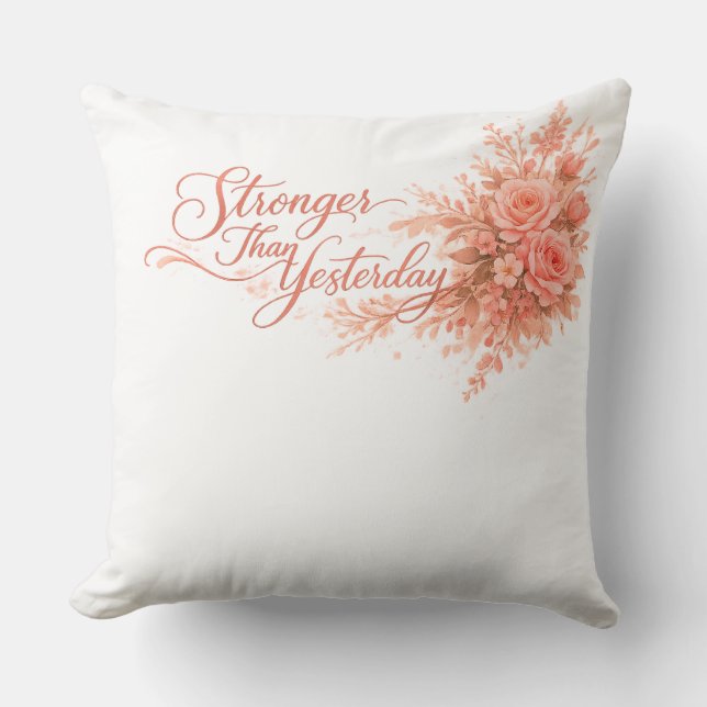 Almohada Fuerte más fuerte que ayer  (Anverso)