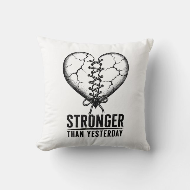 Almohada Fuerte Que Ayer Corazón Roto (Anverso)