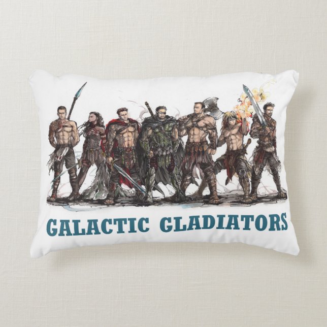 Almohada galáctica del acento de los gladiadores (Anverso)