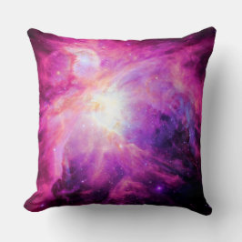 Almohada Galaxia Rosa Púrpura de la Nebulosa de Or