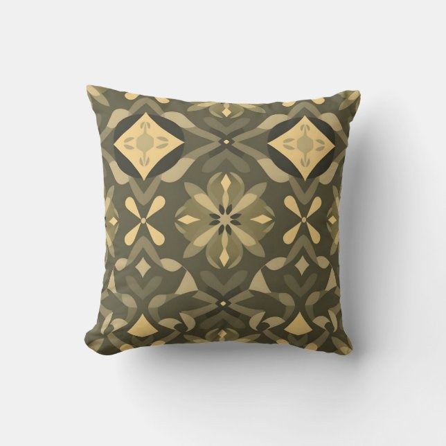 Almohada Geométrica Audaz - Decoración de Hogar co (Anverso)