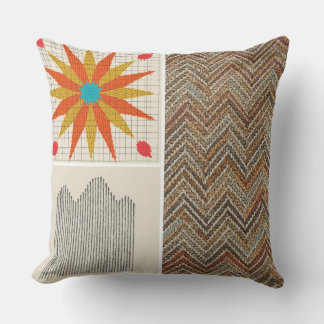 Almohada geométrica boho – Cojín con textura terro