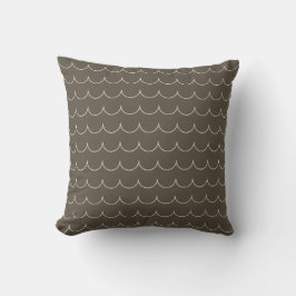 Almohada geométrica de concha Blush & Olive