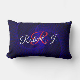 Almohada geométrica de doble embudo de arriba haci
