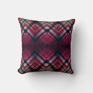 Almohada geométrica de neón atrevida