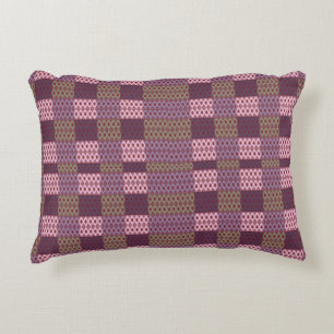 Almohada geométrica de patchwork – Moderno color C