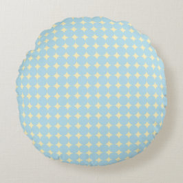 Almohada geométrica de vivero Blue Dot - Redonda